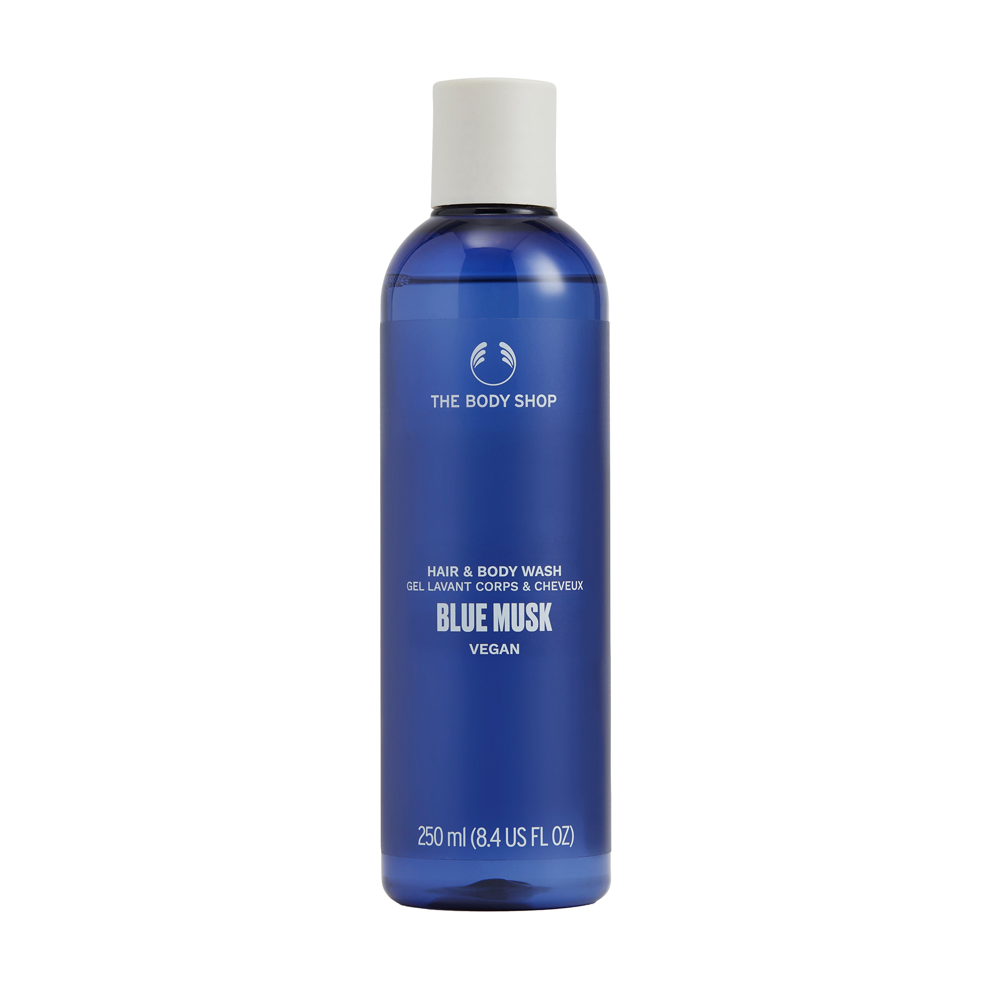 Чоловічий шампунь-гель для душу The Body Shop Blue Musk Hair &amp; Body Wash, 250 мл